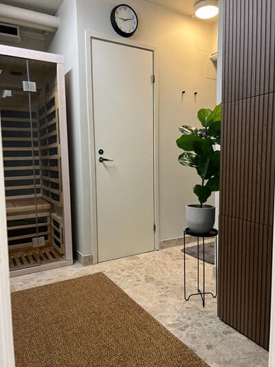 Kuntosalin sauna